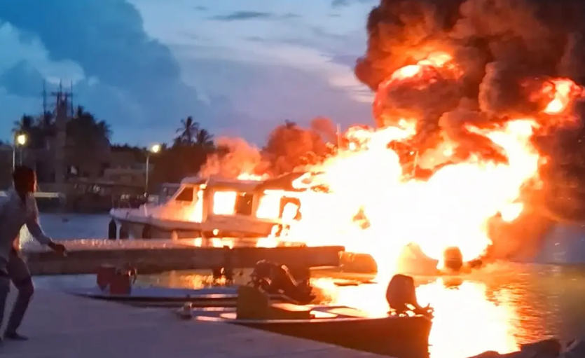 ހިމަންދޫގެ ފަޅުގައި އަޅާފައި އޮތް ލޯންޗެއް ގޮވައި އަނދާ ހުލިވެއްޖެ