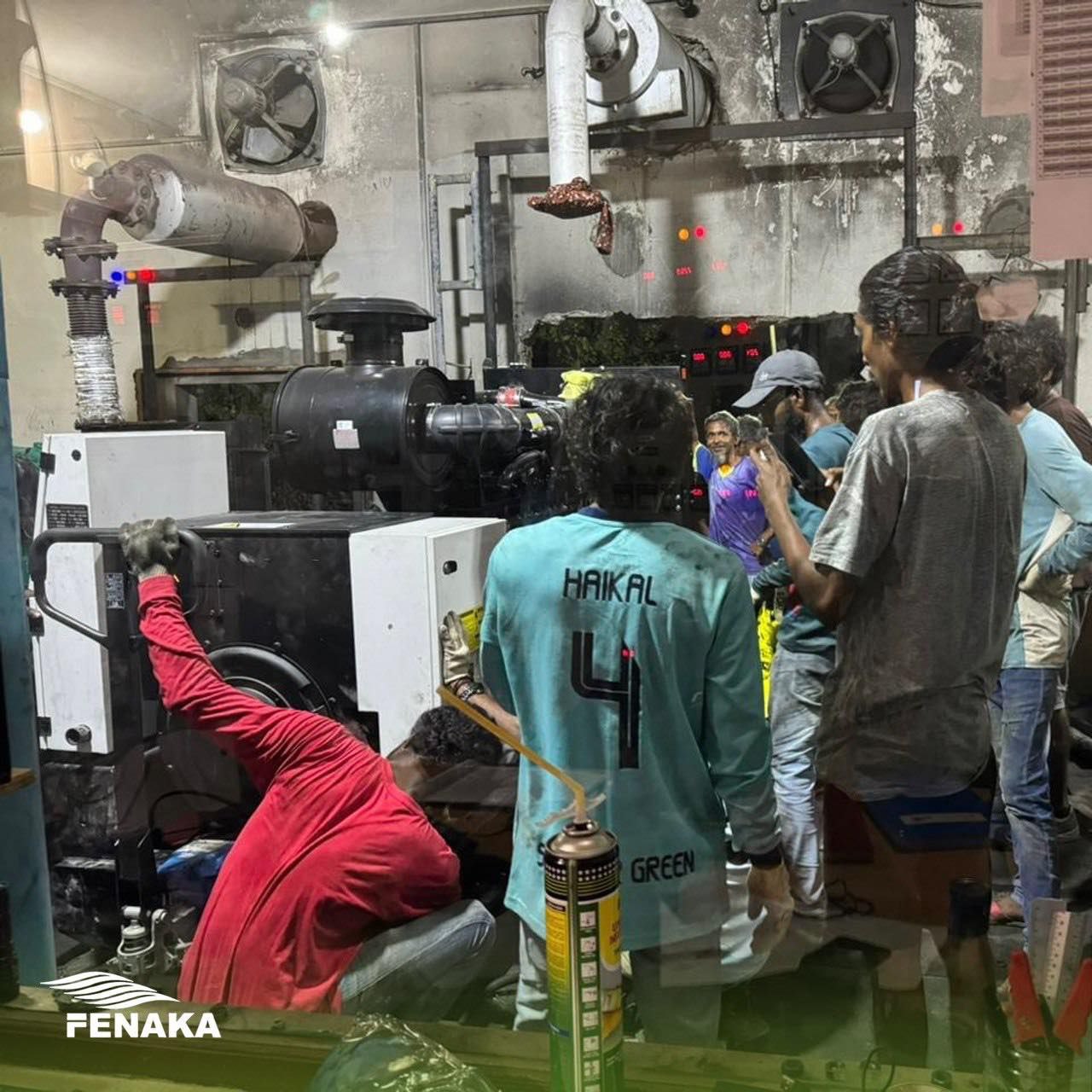 އާ ޖަނަރޭޓަރުން ވައިކަރަދުއަށް ކަރަންޓު ދޭން ފަށައިފި