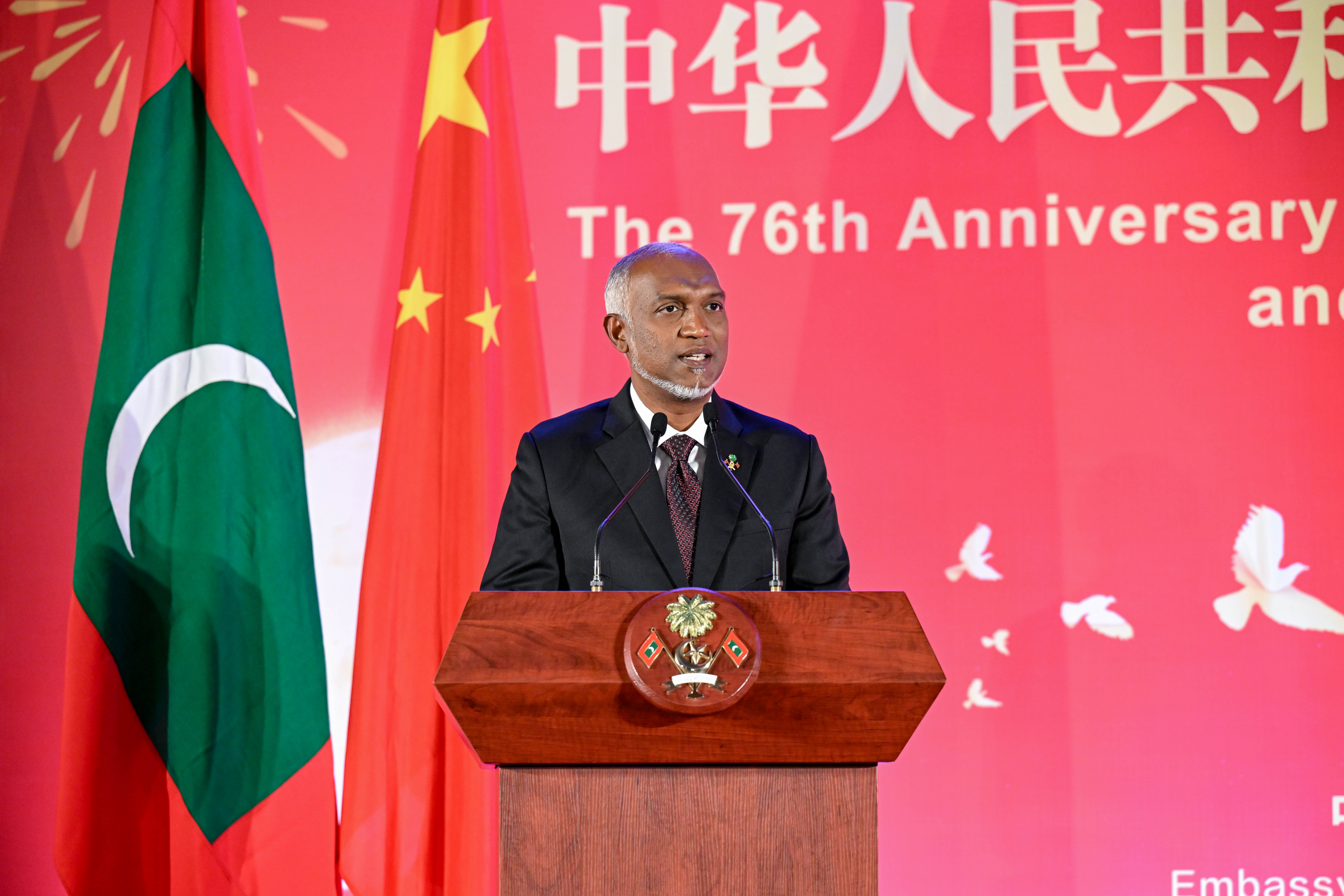 ބައިނަލްއަޤުވާމީ މައިދާނުގައި އަޑުއުފުލުމުގައި ޗައިނާ އަކީ ދިވެހިރާއްޖޭގެ ސާބިތު ބައިވެރިއެއް: ރައީސް