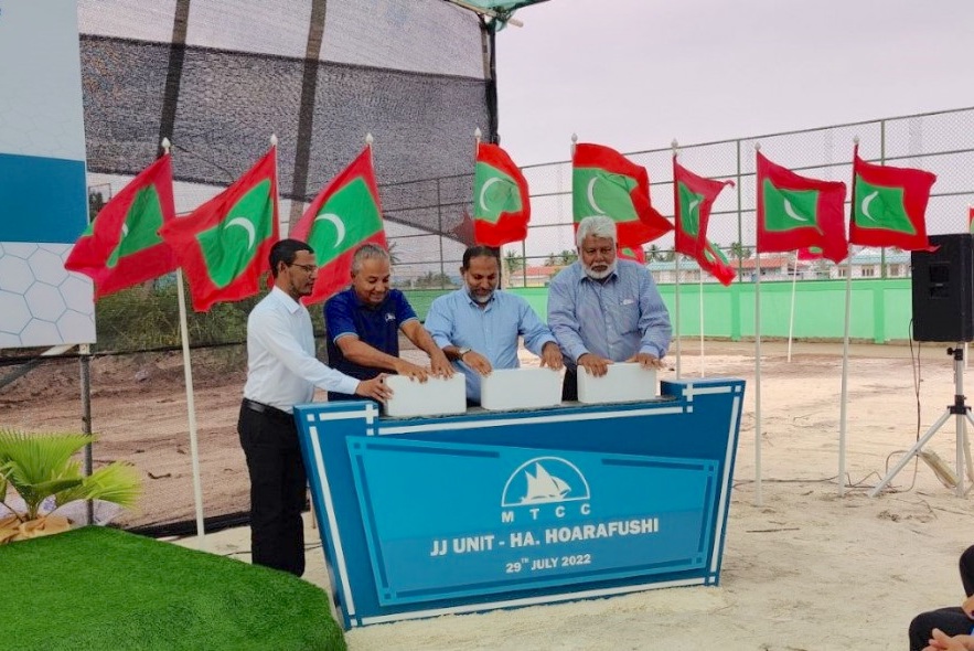 ހޯރަފުށީގައި ހާފްވޭ ހައުސްއެއް އެޅުމުގެ މަސައްކަތް ފަށައިފި