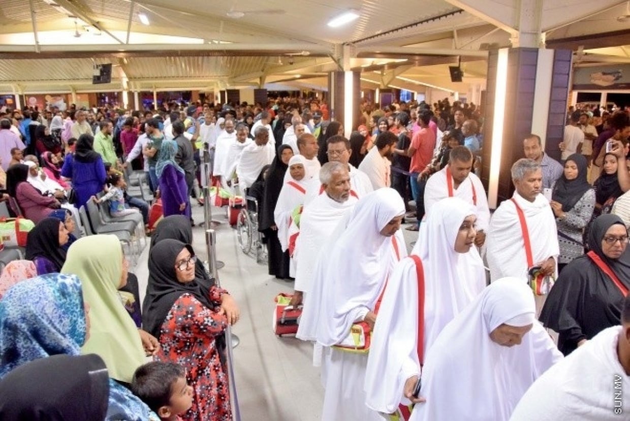 ދިވެހި ހައްޖާޖީންގެ އަދަދު ހޯމަ ދުވަހު ހާމަކުރަނީ