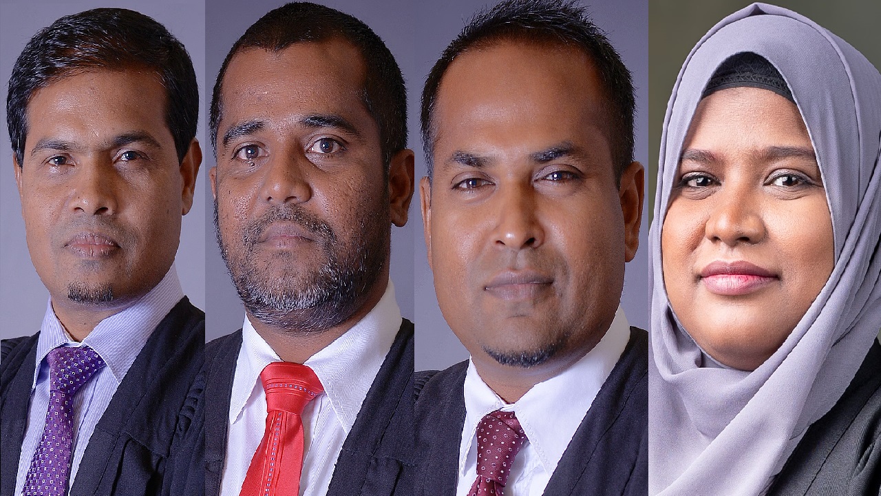 ހައިކޯޓުގެ 4 ފަނޑިޔާރަކާއެކު، 5 ފަނޑިޔާރެއްގެ މައްސަލަ ބަލަނީ