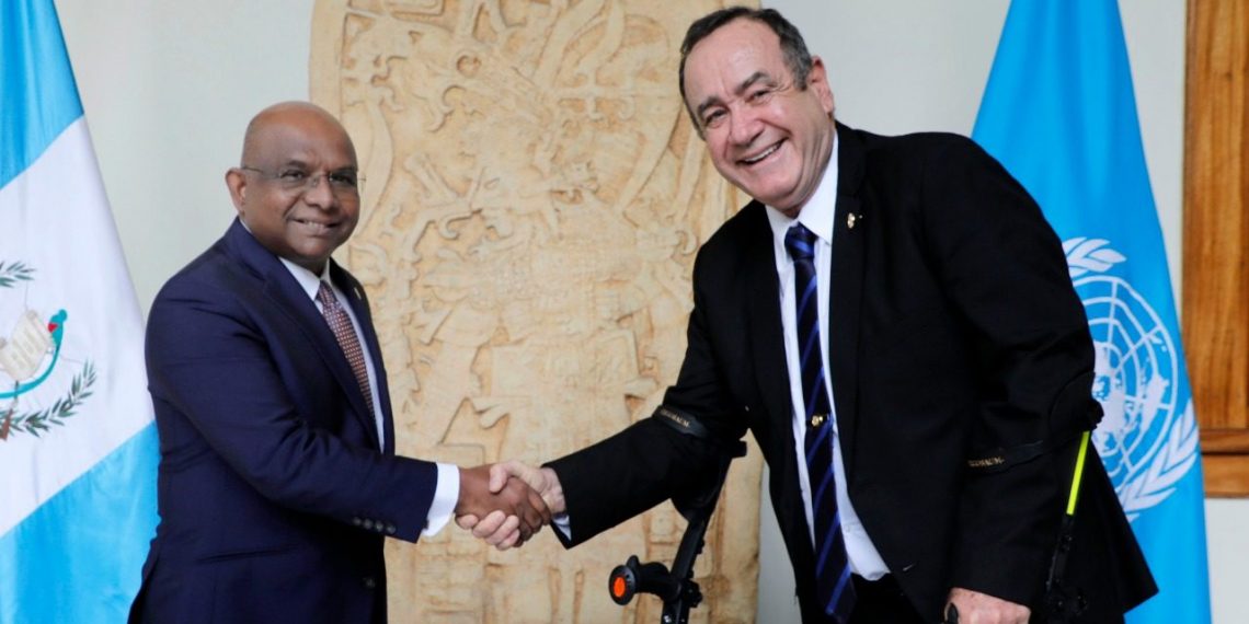 އދ އާންމު މަޖިލީހުގެ ރައީސް ޢަބްދުالله ޝާހިދަށް ގުއާޓަމާލާގެ މަތީ ޢިއްޒަތެއް އަރުވައިފި