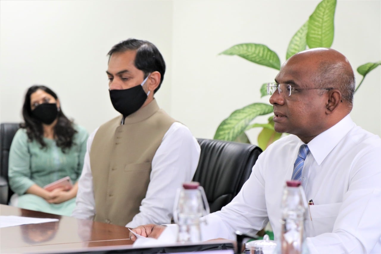 އިންޑިއާގެ އެހީގައި ހުޅުމާލޭގައި ހިންގާ ދެ މަޝްރޫއެއް އިފްތިތާހުކޮށްފި