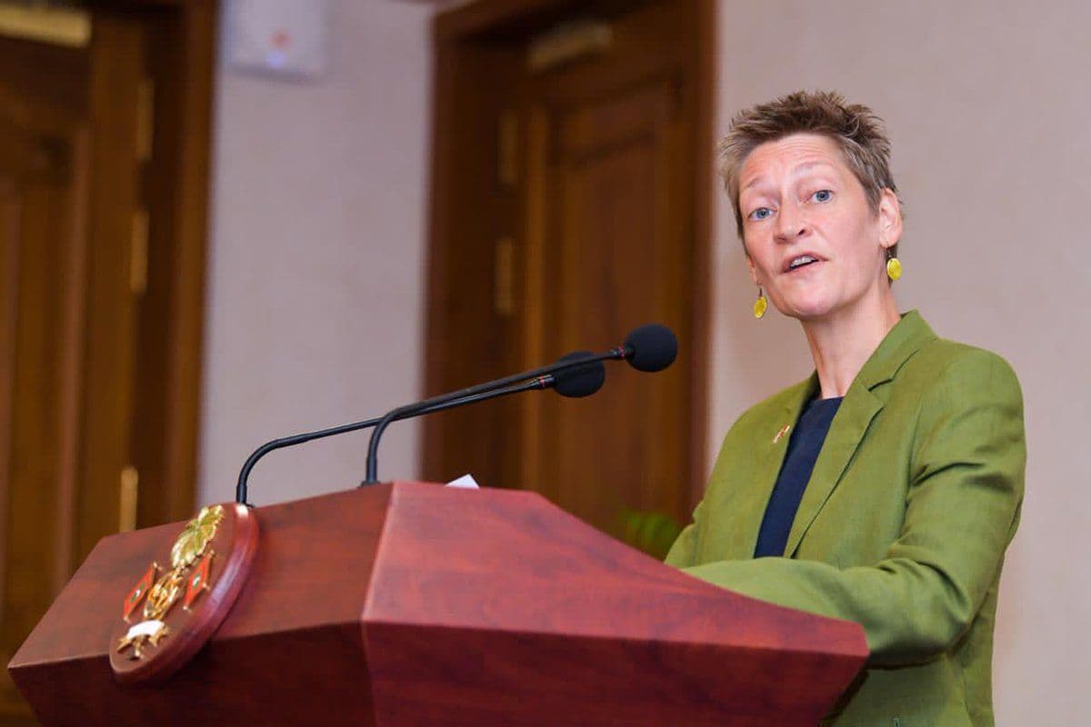 The British High Commissioner to the Maldive, H.E. Caron Rohsler.