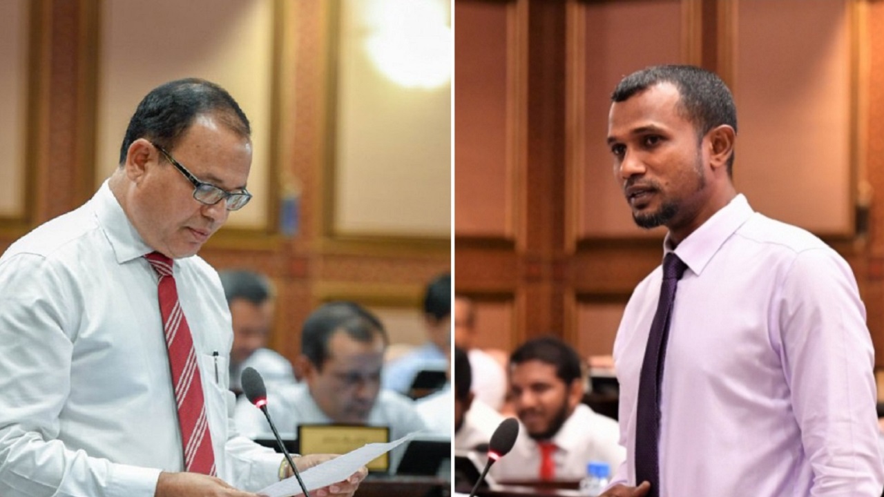 އިދިކޮޅު ޕީޖީ ލީޑަރ އާދަމް ޝަރީފް ހައްދަވަނީ އިތުރުފުޅު- ޕީޕީއެމް މެމްބަރު ޠާރިޤް