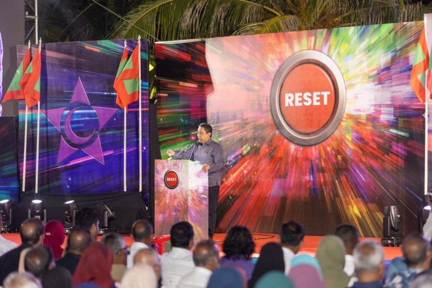 ރައްޔިތުން އެދޭކަންކަން ބަލަން ރައީސް މުޢިއްޒު ދާންޖެހޭނީ ދެއަހަރުކޮށްފައެއް ނޫން: ޔާމިން