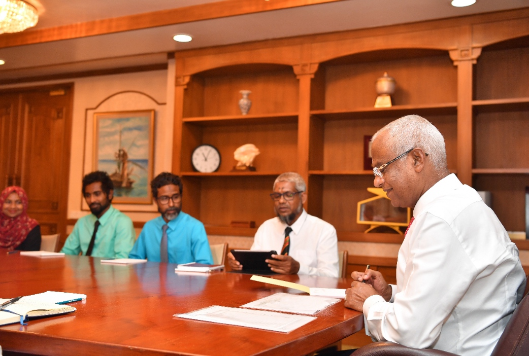 ނައިވާދޫއަށް ދިމާވާ ދަތިތައް ރައީސް ޞާލިޙާއި ހިއްސާކޮށްފި