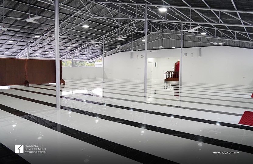 އެޗްޑީސީން ހިޔާ ސަރަހައްދުގައި ވަގުތީ މިސްކިތެއް ބިނާކޮށްފި