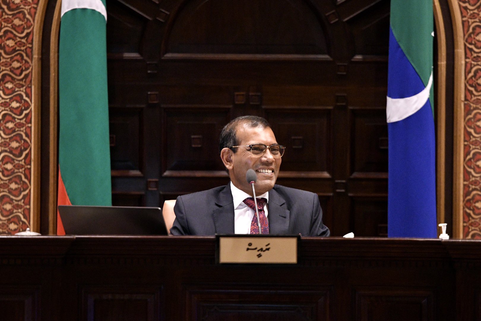 މަޖިލީހުގެ ރައީސް މުހަންމަދު ނަޝީދު