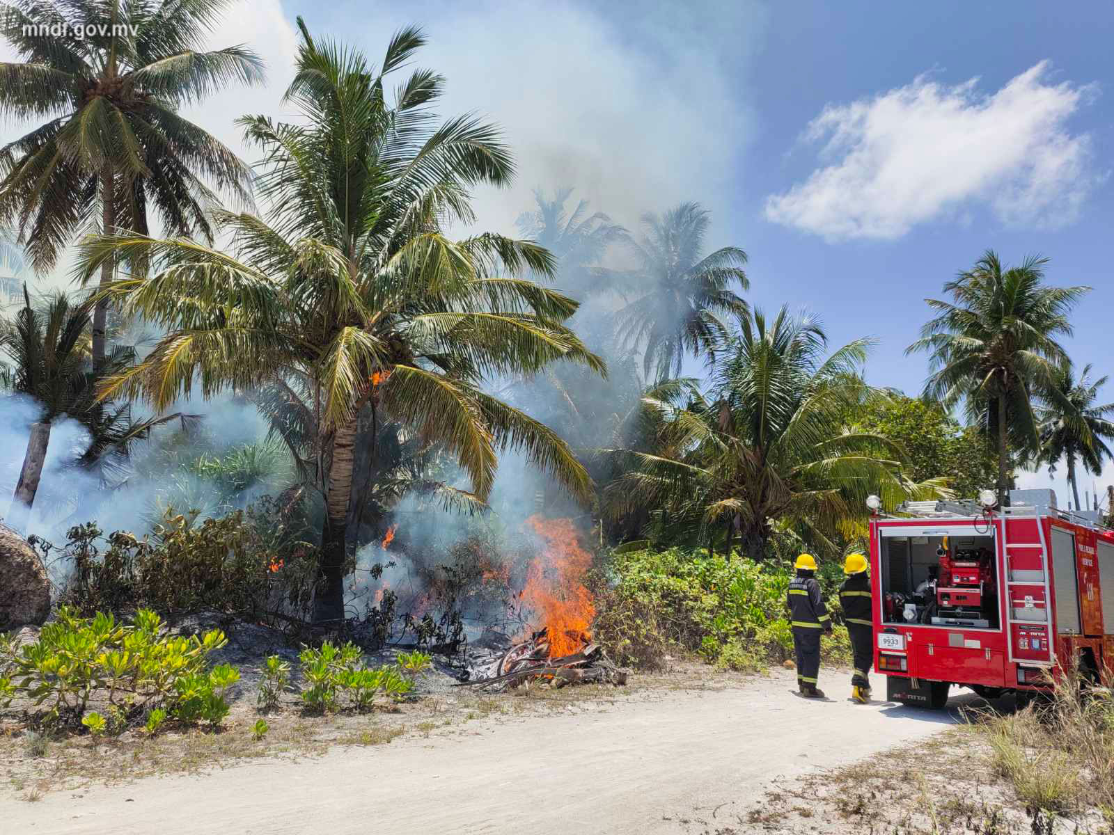 ކުޑަހުވަދޫ ވަލުތެރޭގައި ރޯވި އަލިފާން ނިއްވާލައިފި