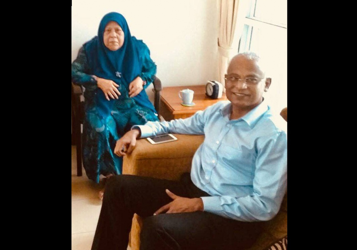ރައީސް ޞާލިޙްގެ މަންމާފުޅު އަވަހާރަވުމާ ގުޅިގެން ރައީސް މުއިއްޒު ތައުޒިޔާ ވިދާޅުވެއްޖެ