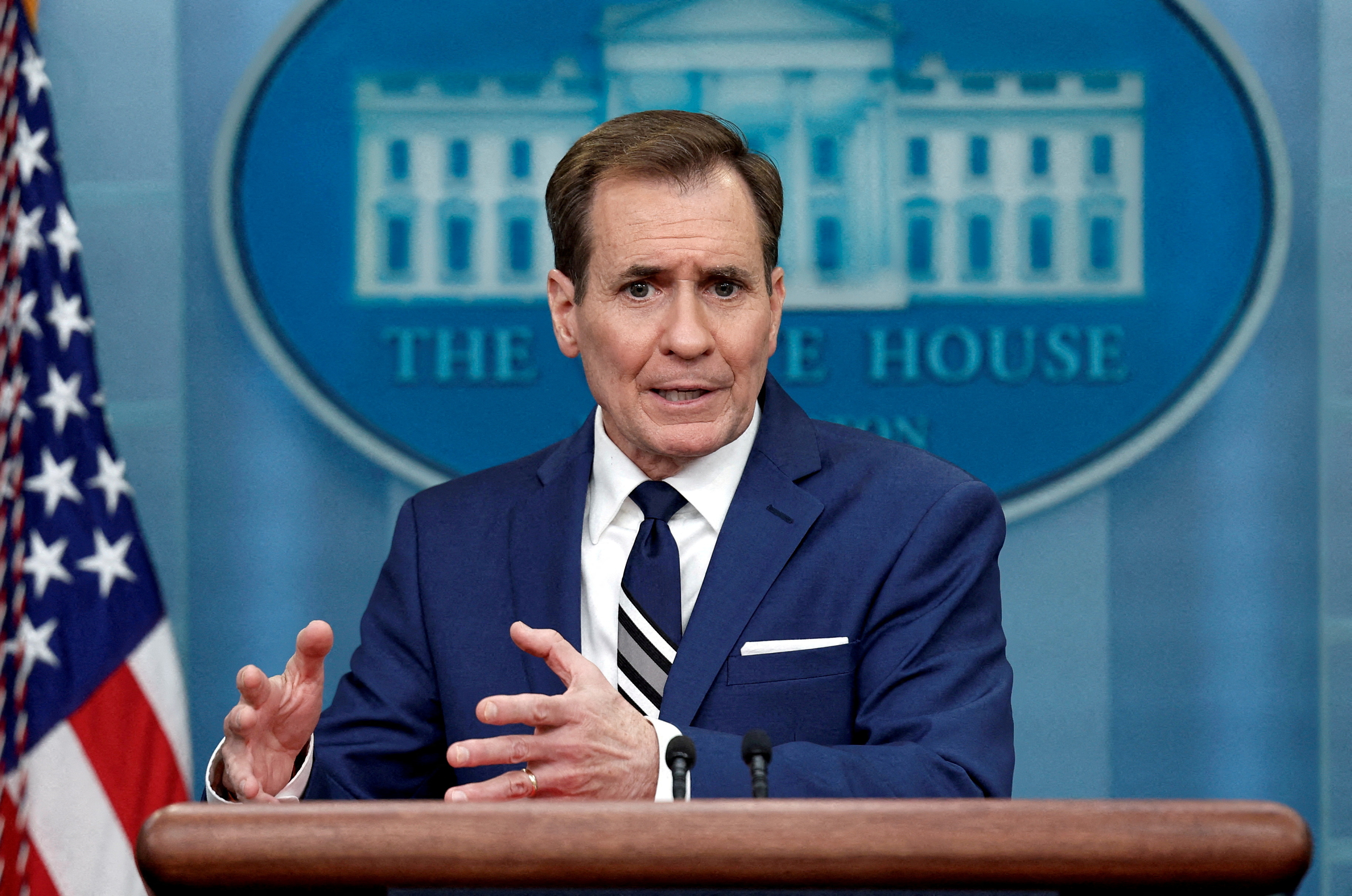 White House National Security Council spokesman John Kirby.