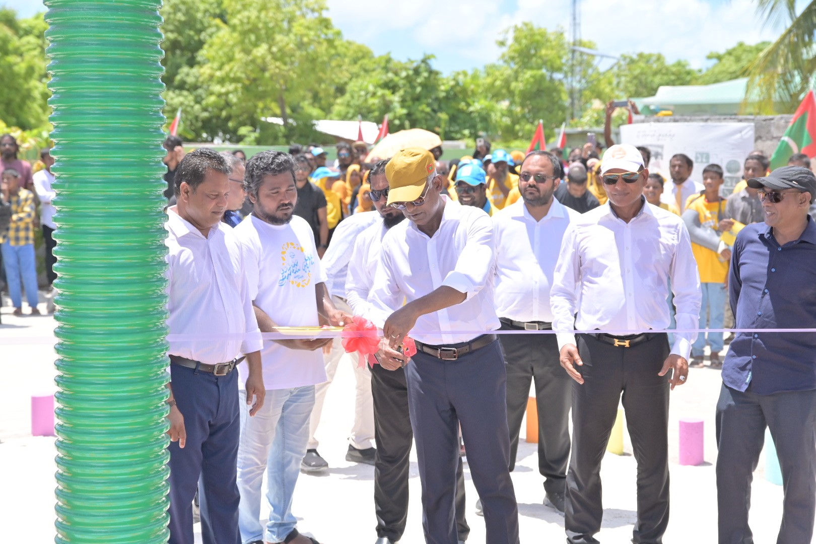 ރައީސް ޞާލިޙް ދިޔަމިގިލީ ފެނަކަ އޮފީސް ޢިމާރާތާއި ކުޑަކުދިންގެ ޕާކު ހުޅުއްވައިދެއްވައިފި