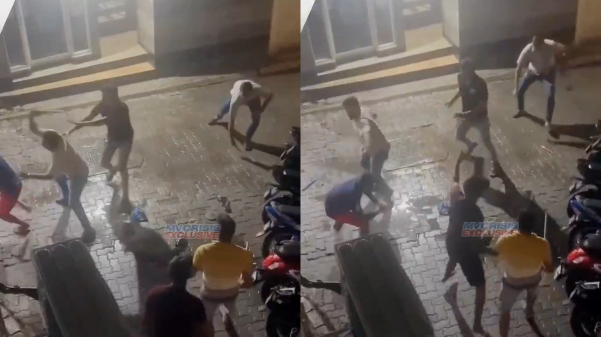 މާލޭގައި ބިދޭސީންތަކެއް ހިންގި މާރާމާރީއެއްގައި 2 މީހަކަށް ހޮސްޕިޓަލުގައި ފަރުވާދީފި