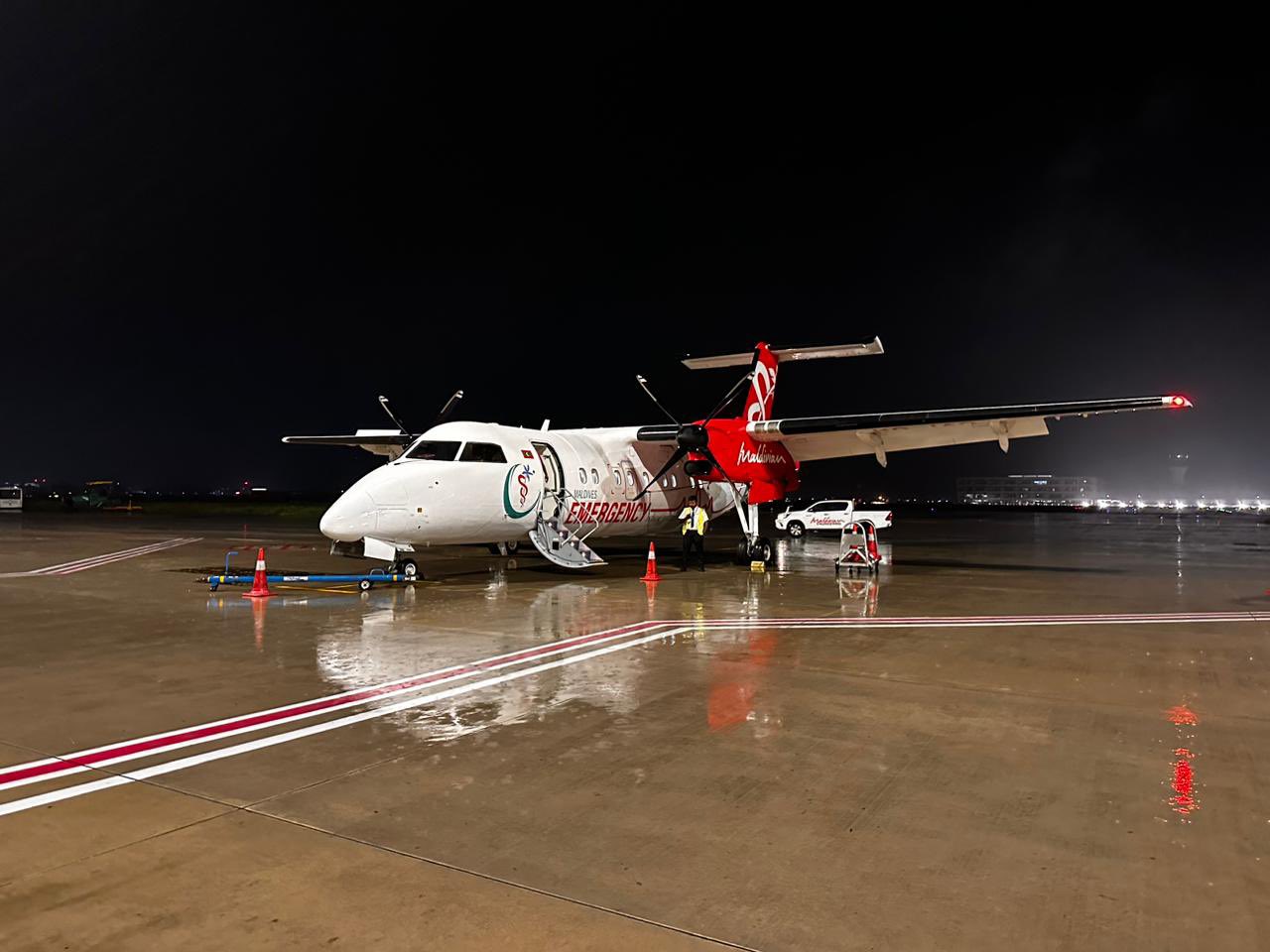 އެއާ އެމްބިއުލާންސްގެ ފުރަތަމަ ދަތުރު ކުރީ ކުޅުދުއްފުއްޓަށް