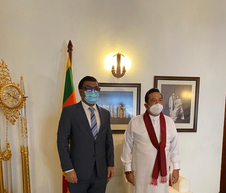 ސަފީރު އުމަރު ލަންކާގެ ބޮޑުވަޒީރާ ބައްދަލު ކުރައްވައިފި