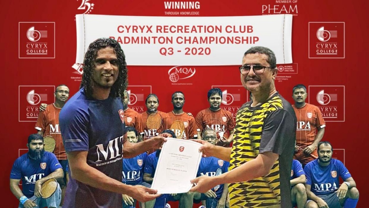 ސައިރިކްސް ކުލަބު ކުރިމަގުގައި ބެޑްމިންޓަނުގައި ވަރުގަދަ ޓީމަކަށް ހަދާނަން: ޝަރީފް