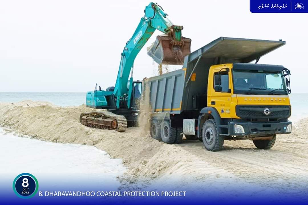 ދަރަވަންދޫ ގޮނޑުދޮށް ހިމާޔަތްކުރުން: 65 އިންސައްތަ މަސައްކަތް ނިމިއްޖެ