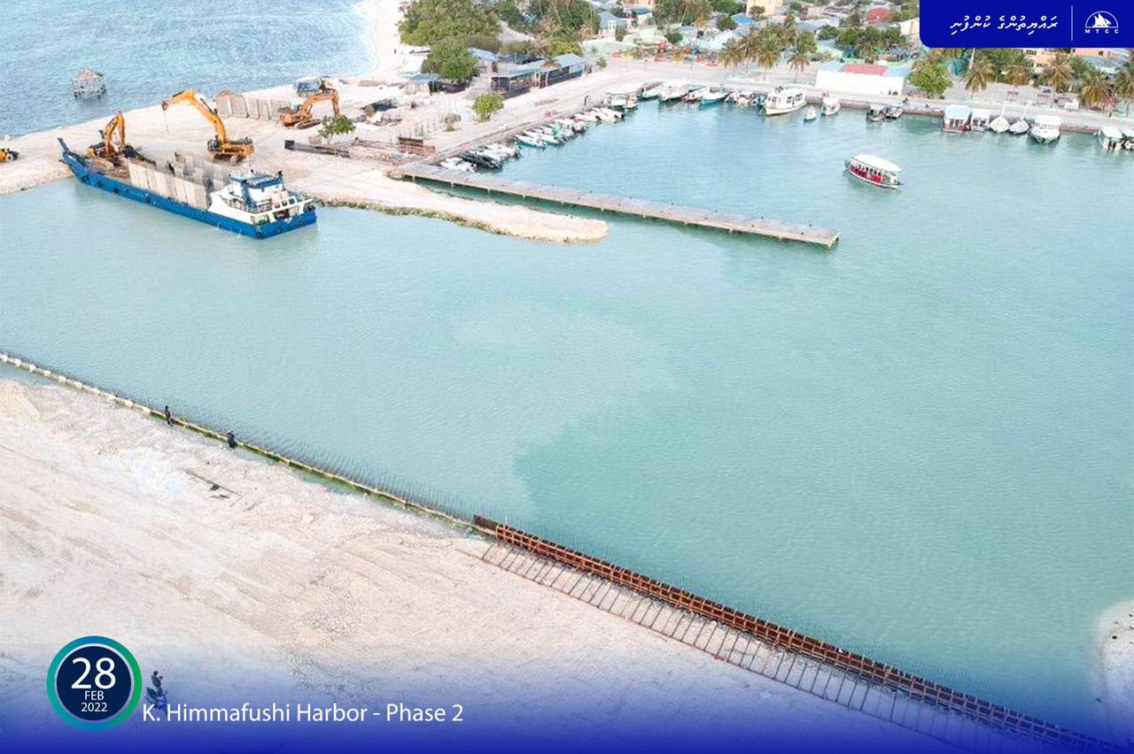 ހިންމަފުށީ ބަނދަރު: އެއްގަމު ތޮށިލުމުގެ 81 އިންސައްތަ ނިމިއްޖެ