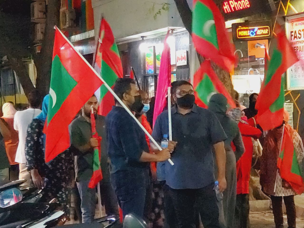 އިދިކޮޅު ޕީޕީއެމުން މިރޭވެސް މުޒާހަރާގައި