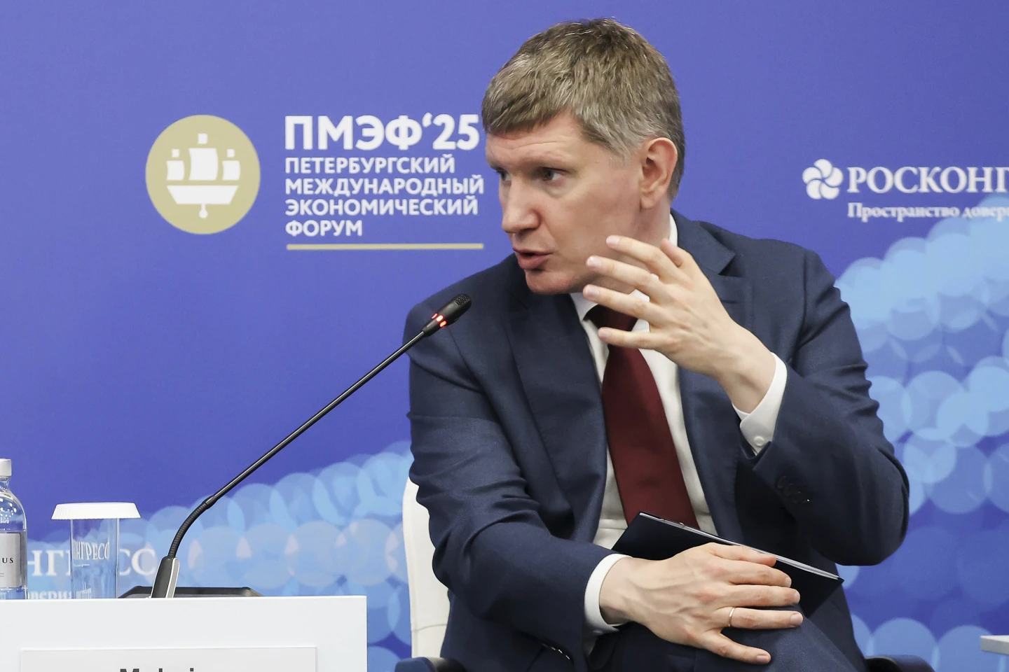 Maxim Reshetnikov, minister of economic development of the Russian Federation