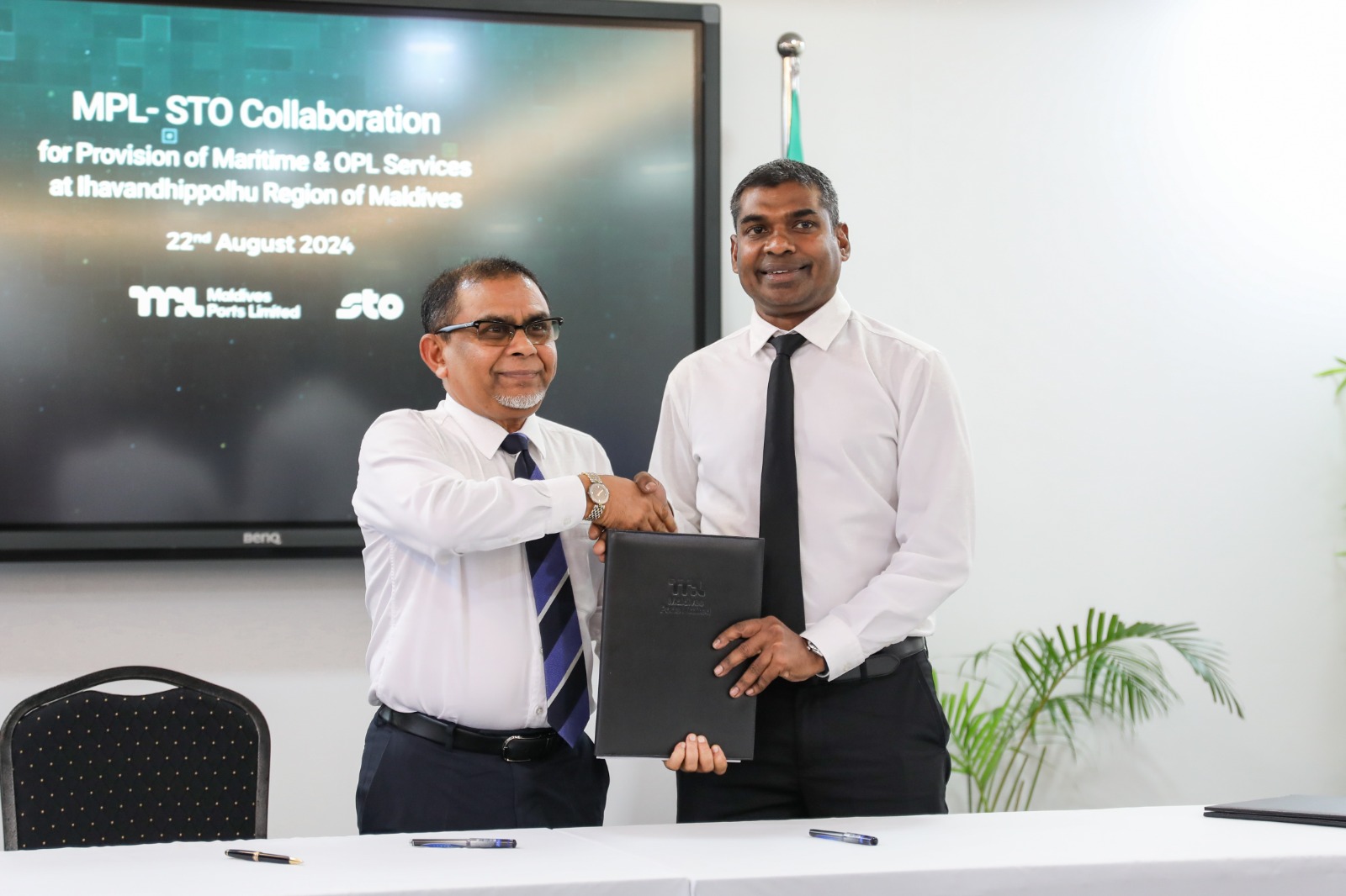 އެމް.ޕީ.އެލް އަދި އެސް.ޓީ.އޯ ގުޅިގެން އިހަވަންދިއްޕޮޅުގައި މެރިޓައިމްގެ ޚިދުމަތް ފޯރުކޮށްދޭން ފަށަނީ