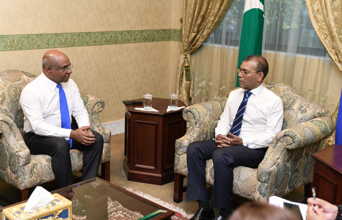 ޝާހިދަށް ފުރިހަމަ އިތުބާރު އެބައޮތް - ރައީސް ނަޝީދު