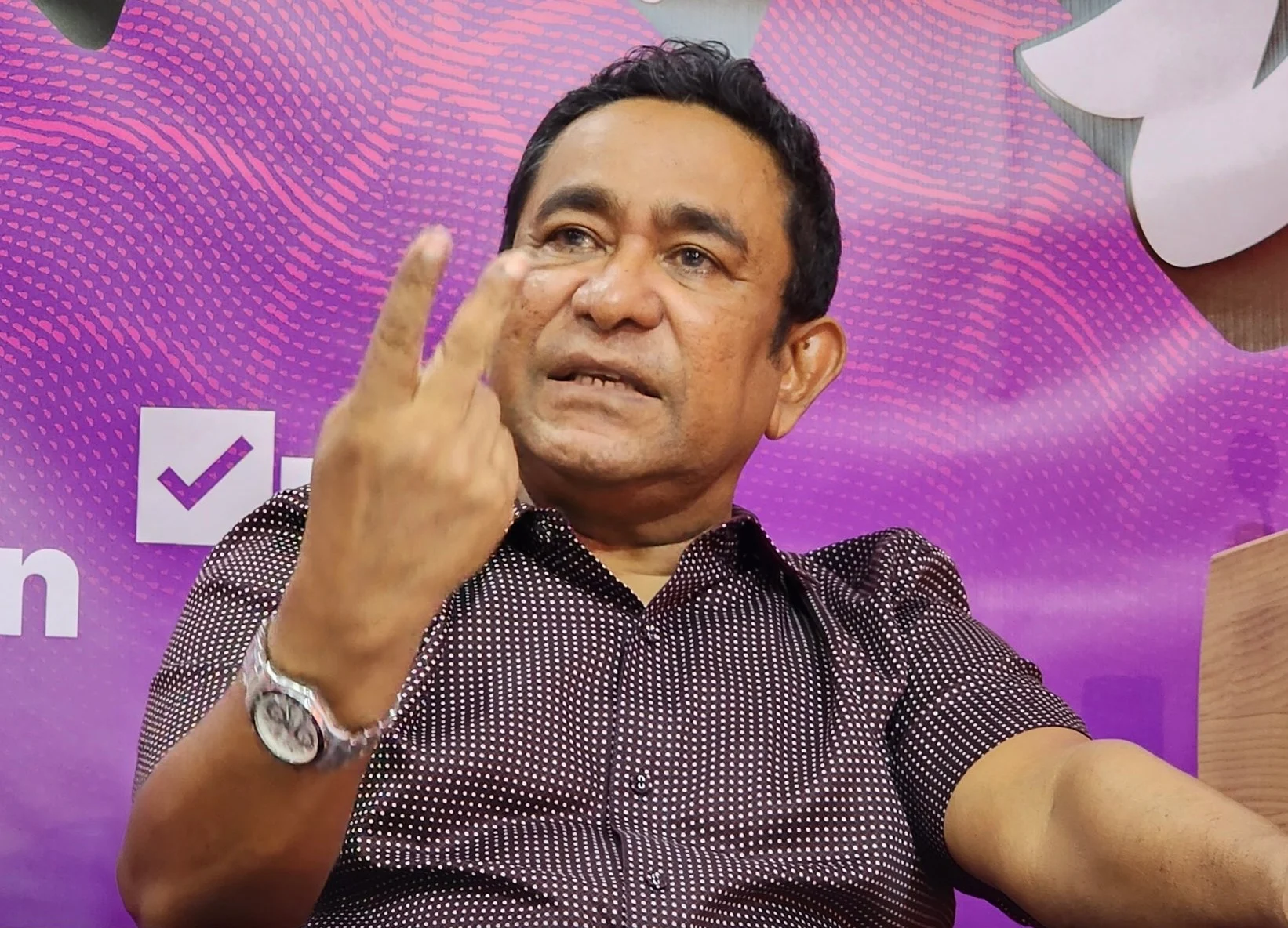 Former President Abdulla Yameen