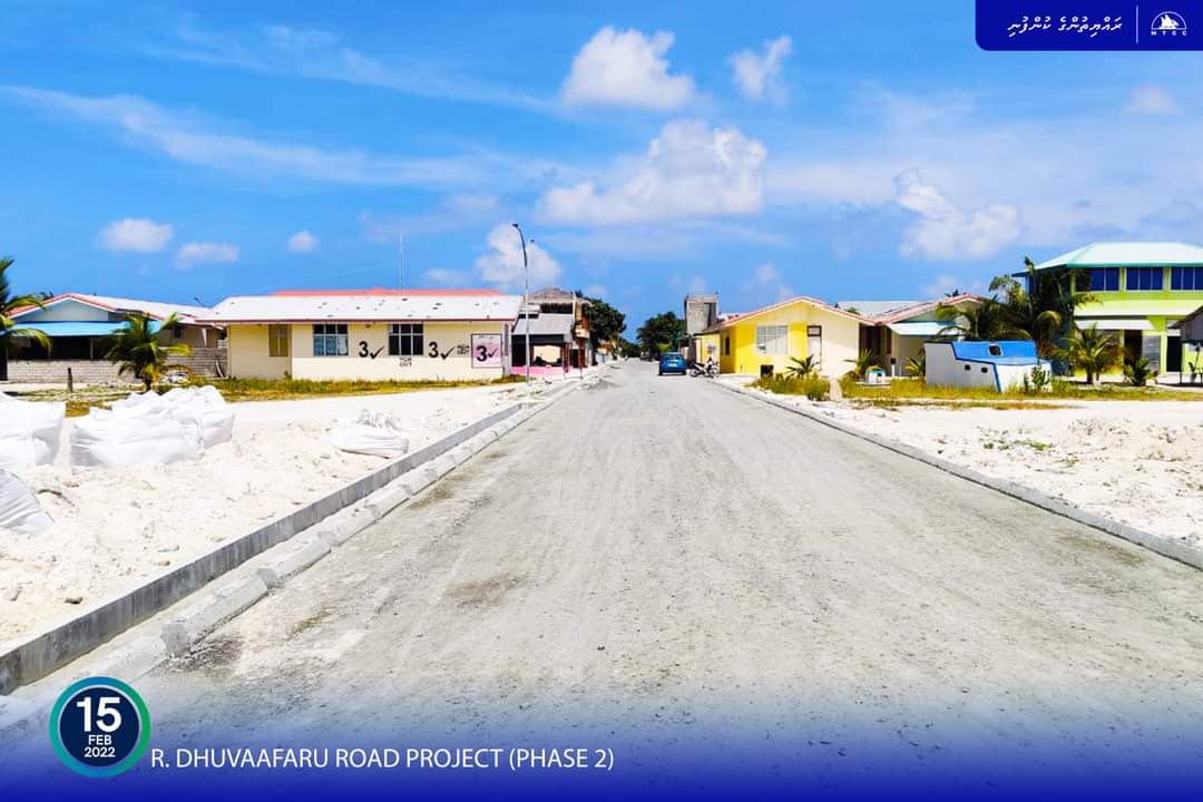 ދުވާފަރު މަގުހެދުން: މަސައްކަތުގެ 65 އިންސައްތަ ނިމިއްޖެ