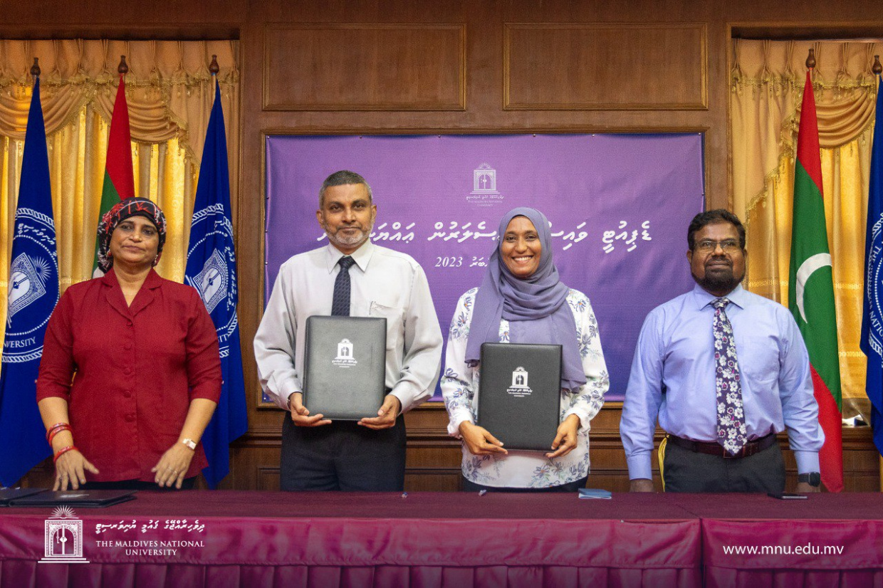 އެމްއެންޔޫގެ ޑެޕިއުޓީ ވައިސް ޗާންސެލަރުންނަށް ޑރ. ފަވާޒާއި ޑރ. ރަހީމާ އަައްޔަންކޮށްފި