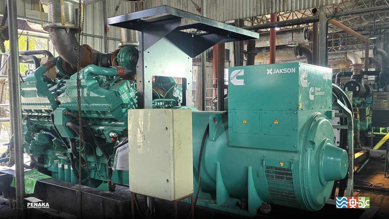 A generator installed in an Island.