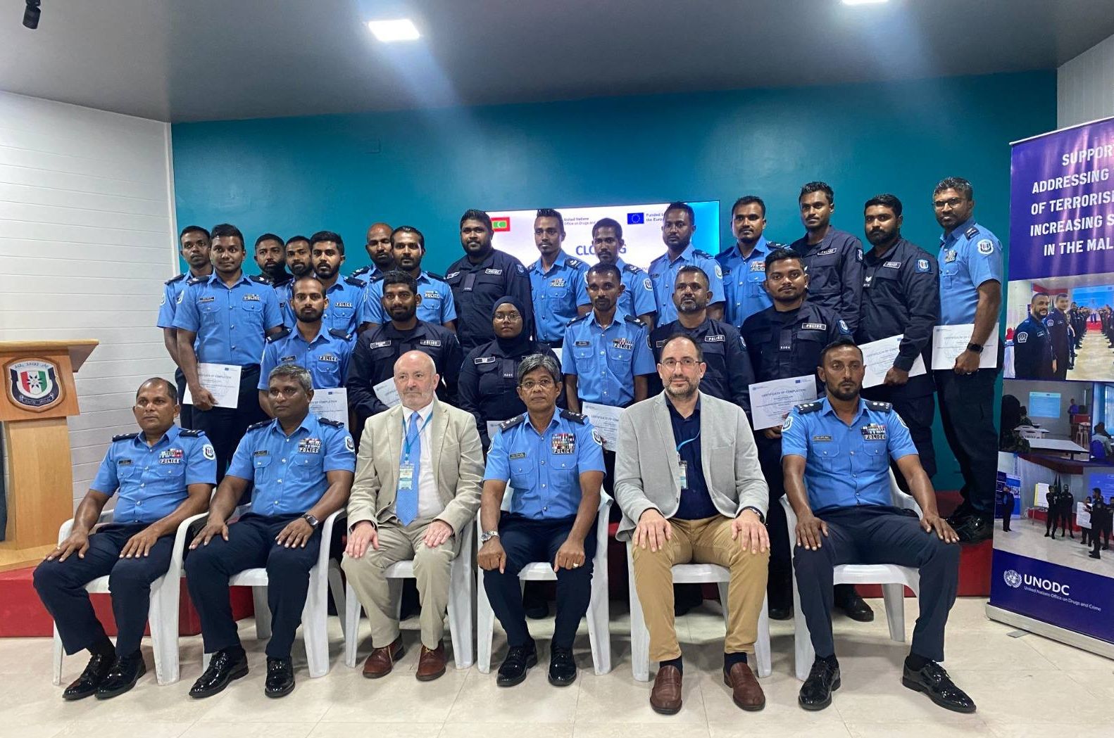 ކަނޑުމަތީގެ ޓެރަރިޒަމްގެ އަމަލުތަކުގައި ފުލުހުން އަމަލުކުރާނެ ގޮތުގެ ތަމްރީނު ޕްރޮގްރާމެއް