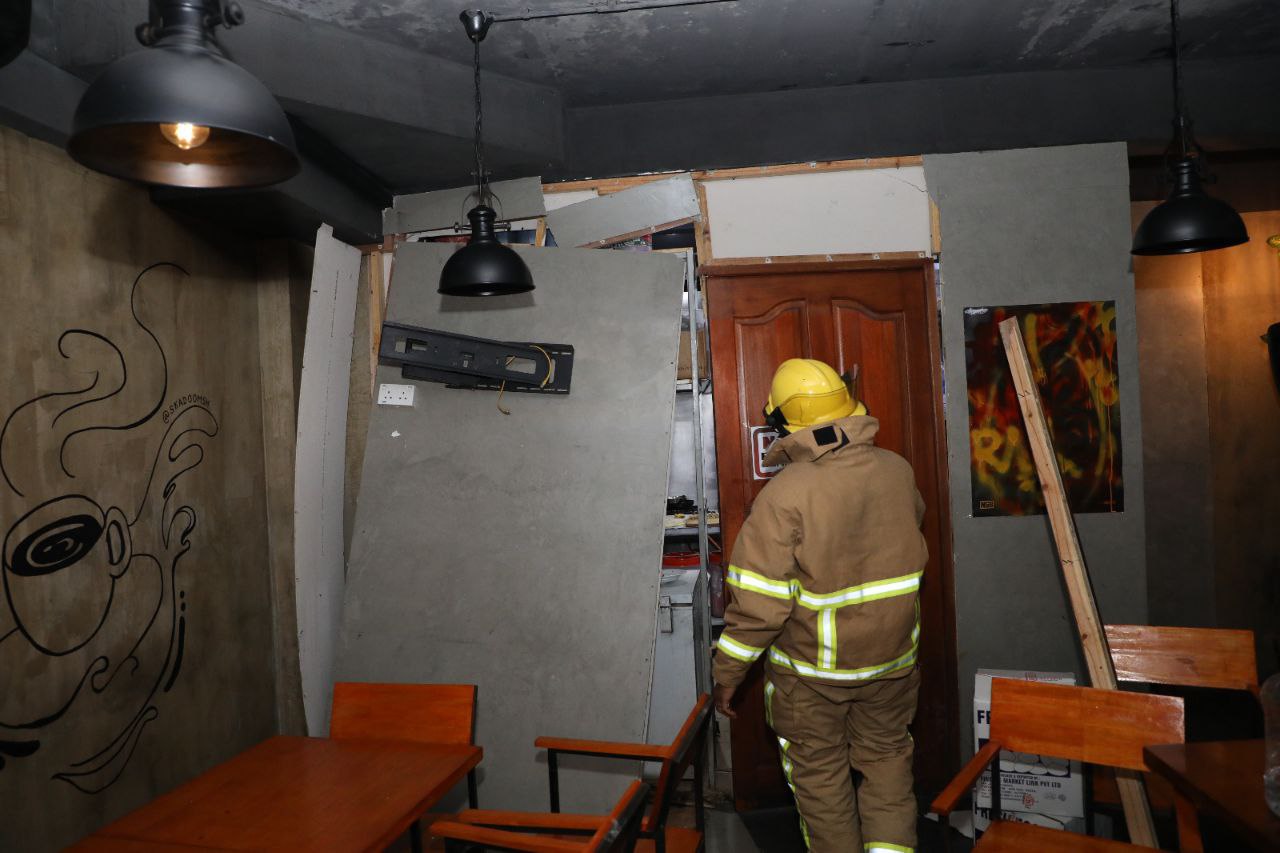 މާލޭގެ ރެސްޓޯރެންޓެއްގައި ގޭސްފުޅިއެއް ގޮވައި ބޮޑެތި ގެއްލުންތަކެއް