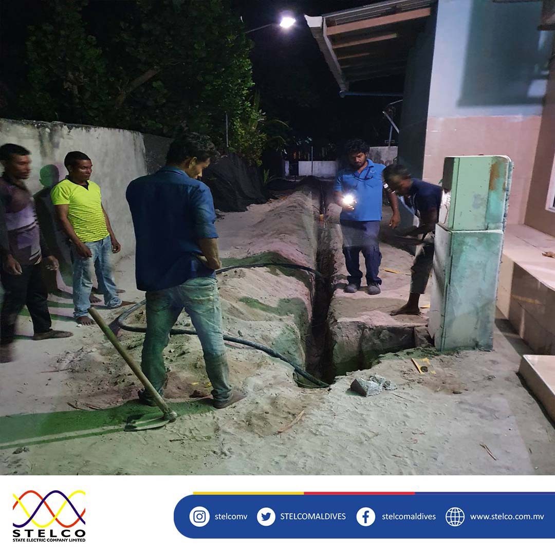 ތޮއްޑޫގެ ކަރަންޓު ނެޓްވޯކް: ލޯ-ވޯލްޓޭޖް ކޭބަލް ވަޅުލުުމުގެ މަސައްކަތްތައް ނިމެނީ