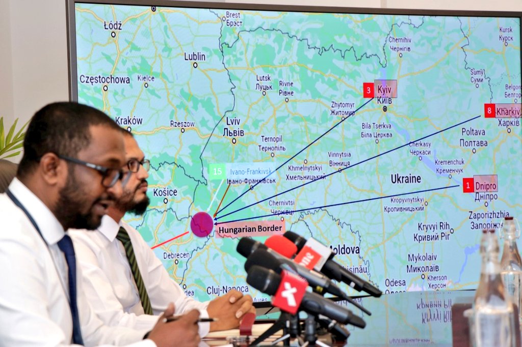 ޔޫކްރޭންގައި އަދިވެސް 12 ދިވެހިން އެބަތިބި - ފޮރިން މިނިސްޓްރީ