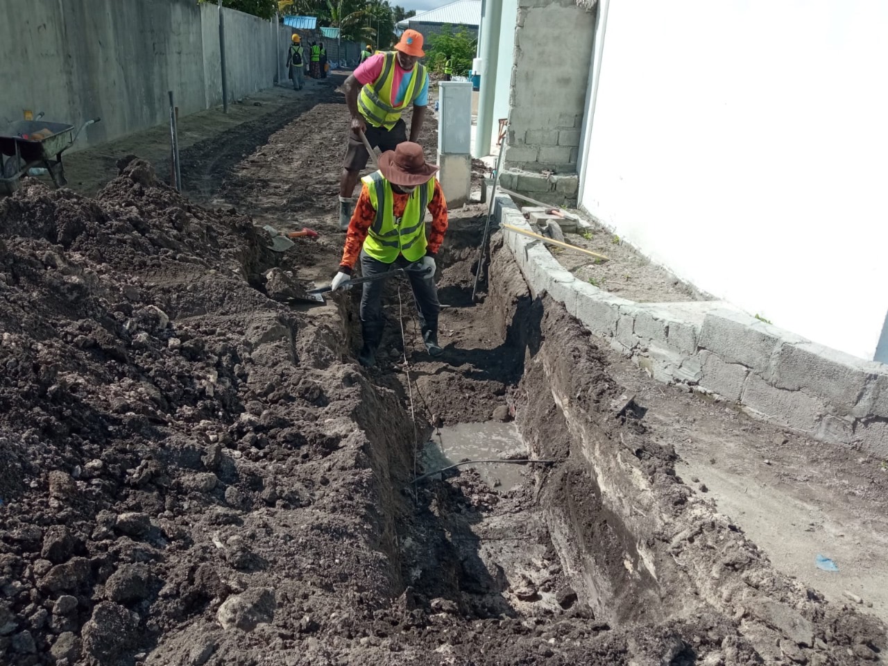 އިހަވަންދޫ މަގުހެދުމުގެ މަސައްކަތް ބާރު ސްޕީޑުގައި ކުރިޔަށް