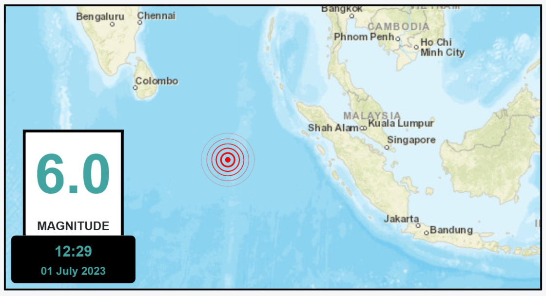 އިންޑިއާ ކަނޑަށް އައި ބާރުގަދަ ބިންހެލުމުގެ އަސަރު ރާއްޖެއަށް ނުކުރާނެ: މެޓް އޮފީސް