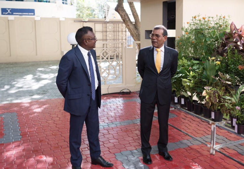 ޖާބިރުގެ ނަސޭހަތް ރައީސް ނަޝީދަށް: މިވަގުތު ސިޔާސީ މައިދާނުން ދުރަށް ވަޑައިގަންނަވާ