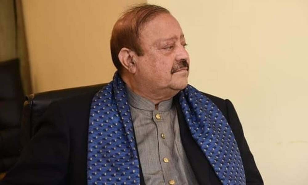 The Head of Pakistan-administered Kashmir Sultan Mahmood Chaudhry