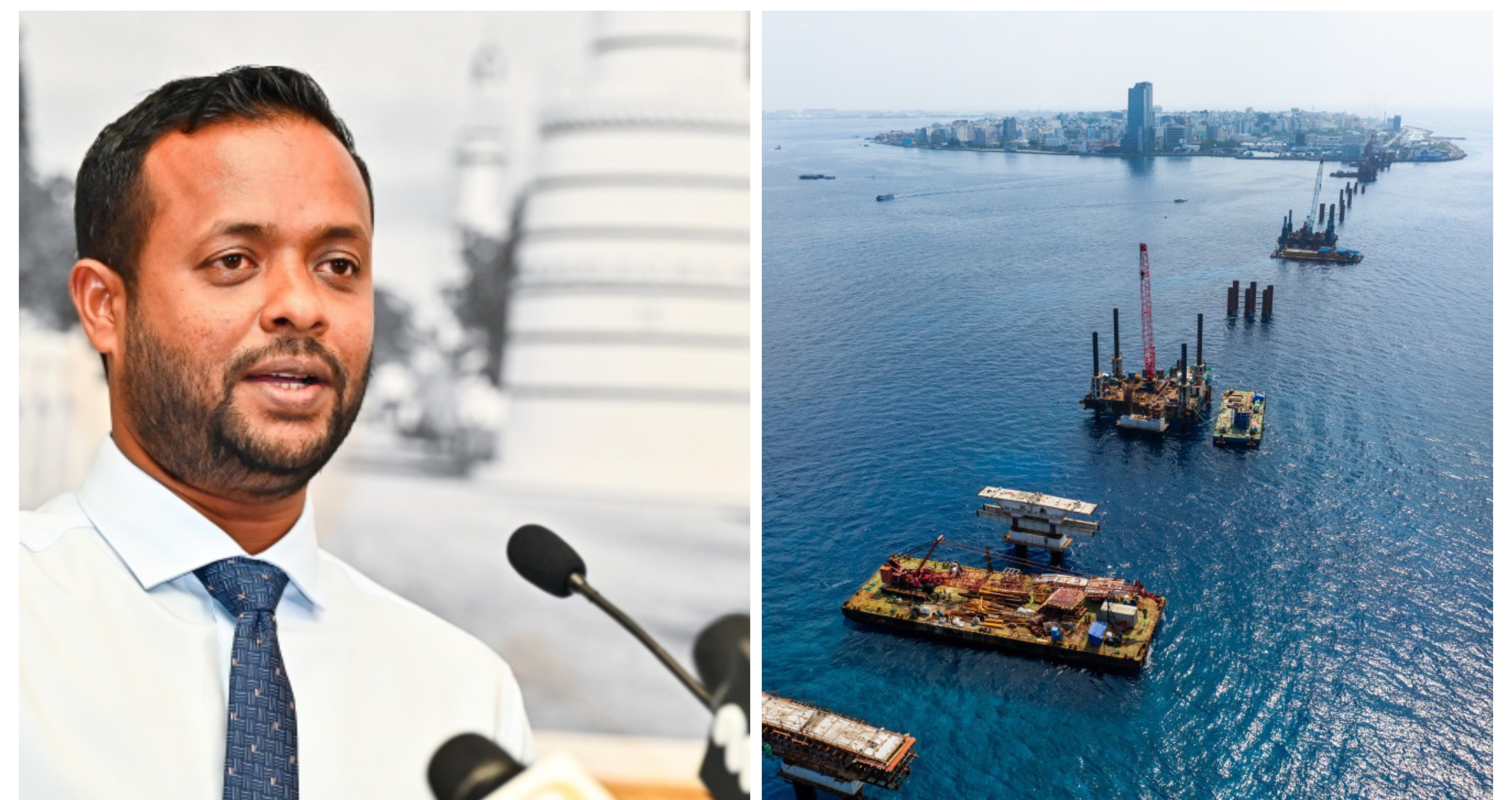 މިނިސްޓަރުގެ ބަހާއި އަމަލާ ދިމާނުވުން: ތިލަމާލެ ބްރިޖުގެ ތާރީޚުތައް އަނެއްކާވެސް އޮޅުންބޮޅުންގަނޑެއްގެ ތެރެއަށް