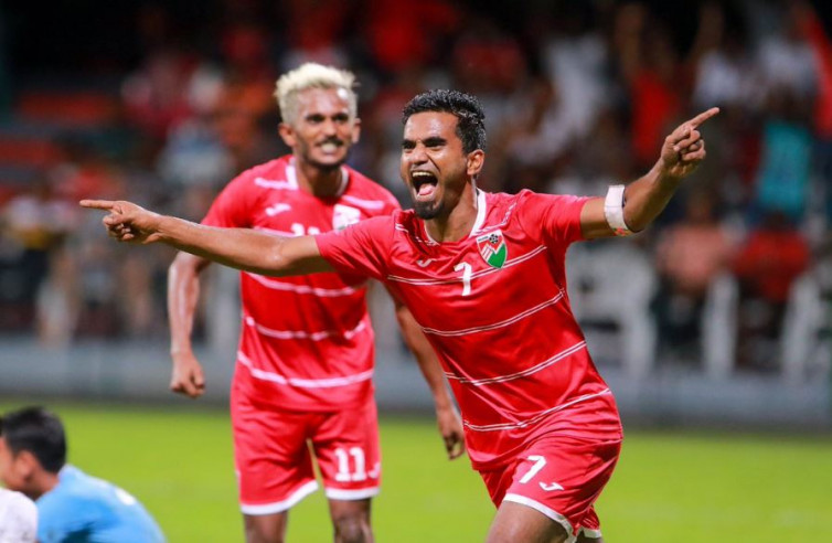 Ali Ashfaq, the former captain of Maldivian Men’s National Football Team and the finest player the Maldives has ever produced.