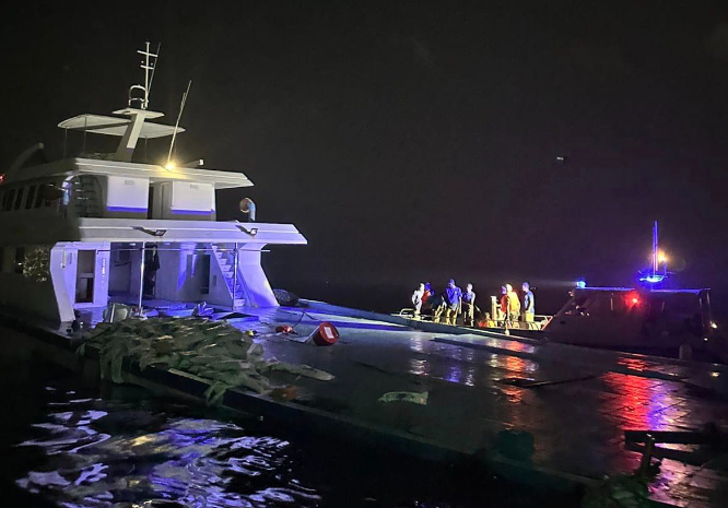 މުދާ އުފުލާ ދޯންޏެއް ދިޔަވާތީ މެރިން ޕޮލިހުން ހަރަކާތްތެރިވަނީ