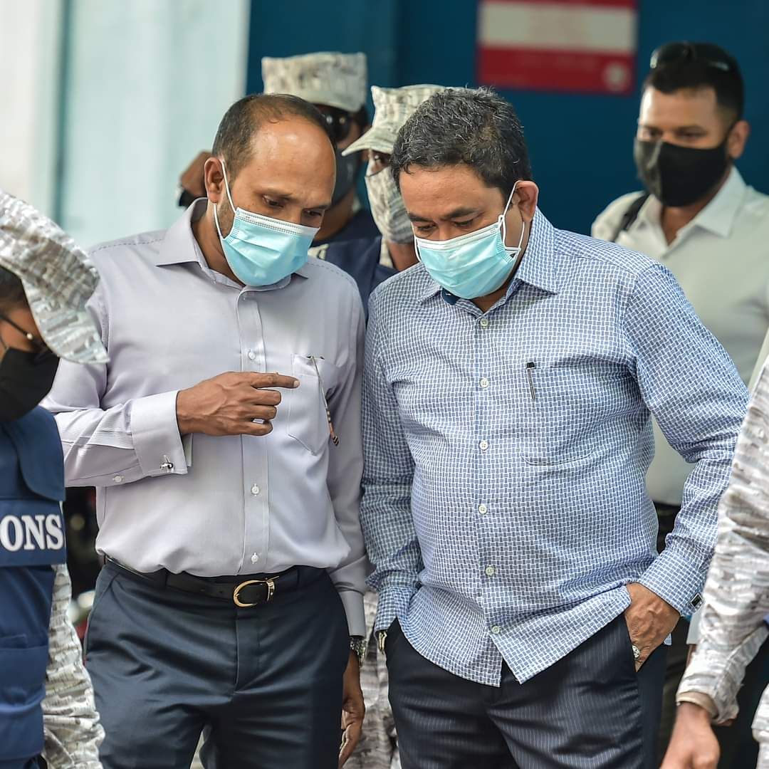 މިސްބާހު ވިދާޅުވަނީ ރައީސް ޔާމިން ހަނު ހުންނެވީކަމަށް؛ ވަކީލުން ވިދާޅުވީ ޖަވާބުދެއްވި ކަމަށް