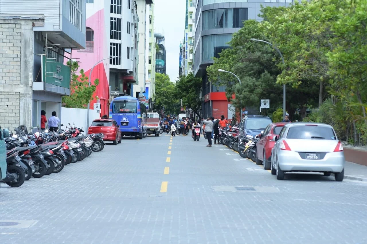 The streets of the Male' City. (Photo: Faheem, Ras Online)