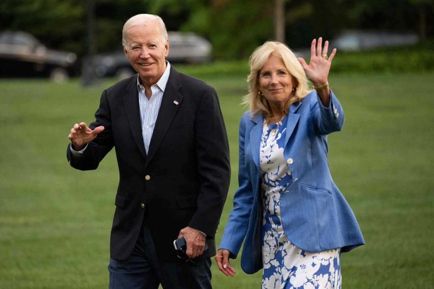 US Presiden Joe Biden and First Lady Jill Biden.