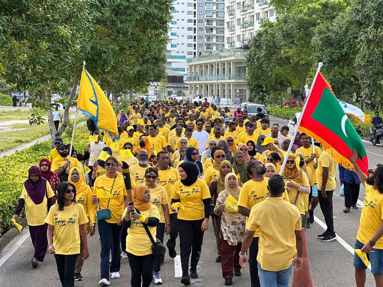 އެމްޑީޕީގެ ޢާއްމު މެންބަރުން އާ ރޫހަކާއި އާ ޢަޒުމަކާއެކު ނުކުންނަ މަންޒަރު އެބަފެނޭ: ރައީސް ޞާލިޙް