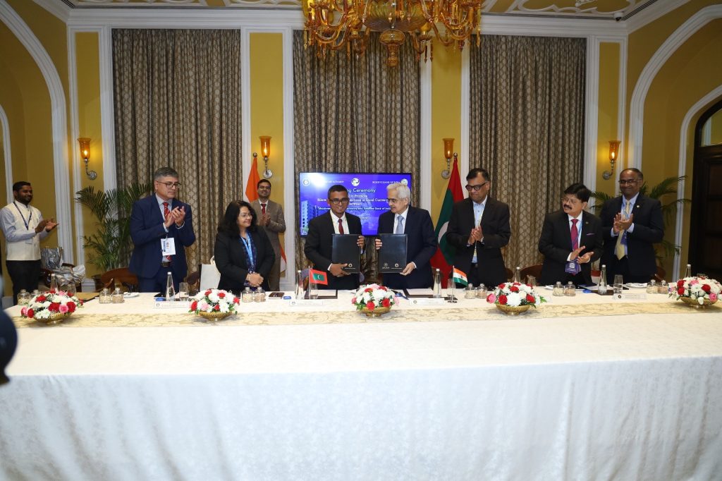 އެގައުމެއްގެ އަމިއްލަ ފައިސާ ބޭނުންކޮށްގެން މުއާމަލާތް ކުރެވޭ ގޮތް ހަދަން އިންޑިއާއާއި ރާއްޖެއިން އެއްބަސްވެއްޖެ