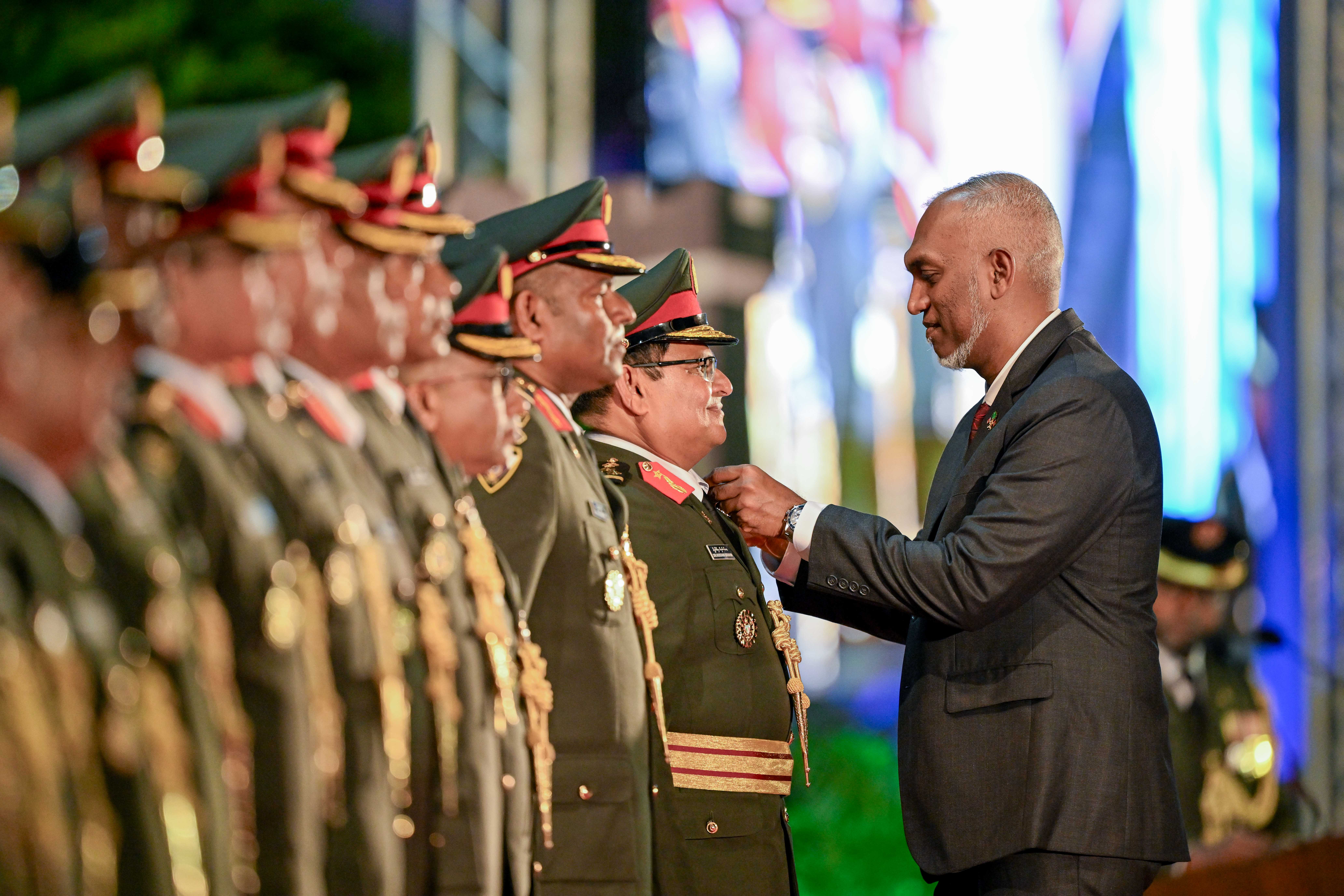 President attends the ceremony to commemorate 133rd anniversary of MNDF-- PO