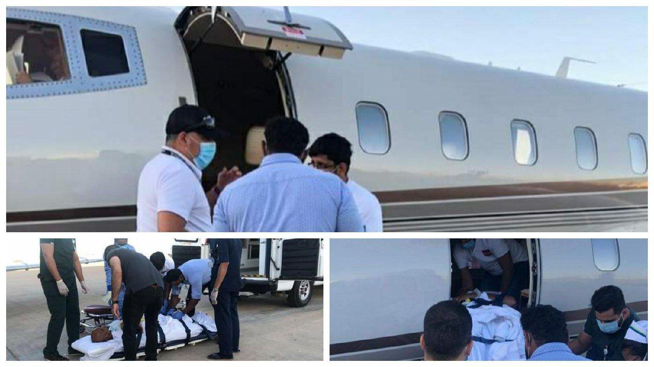 ސައުދީ ކުންފުންޏެއްގައި ވަޒީފާއަދާކުރި މީހަކު ބަލިވީމާ ގައުމަށް ފޮނުވައިދިނީ ޕްރައިވެޓް ޖެޓެއްގައި